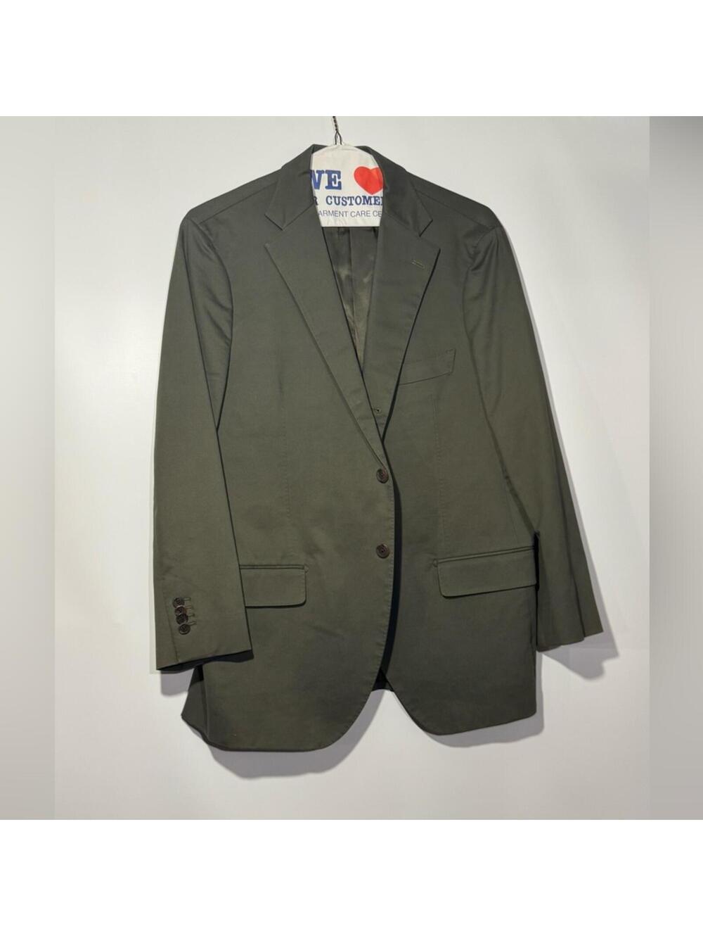 Proper Cloth Olive Green Men's Blazer Jacket Size 44